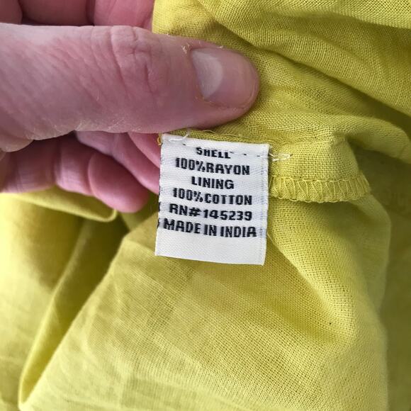 Sim Sam Dress XS Maxi Wrap Gauze Crinkle Flowy Resort Yacht Feminine READ - Picture 11 of 13